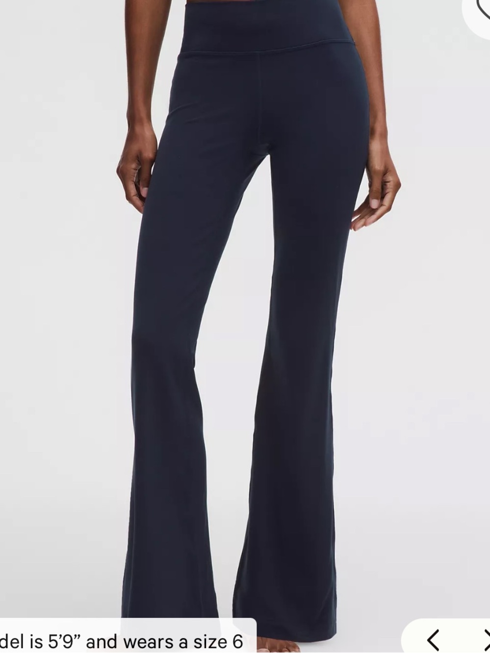 lululemon athletica Navy Flare Leggings